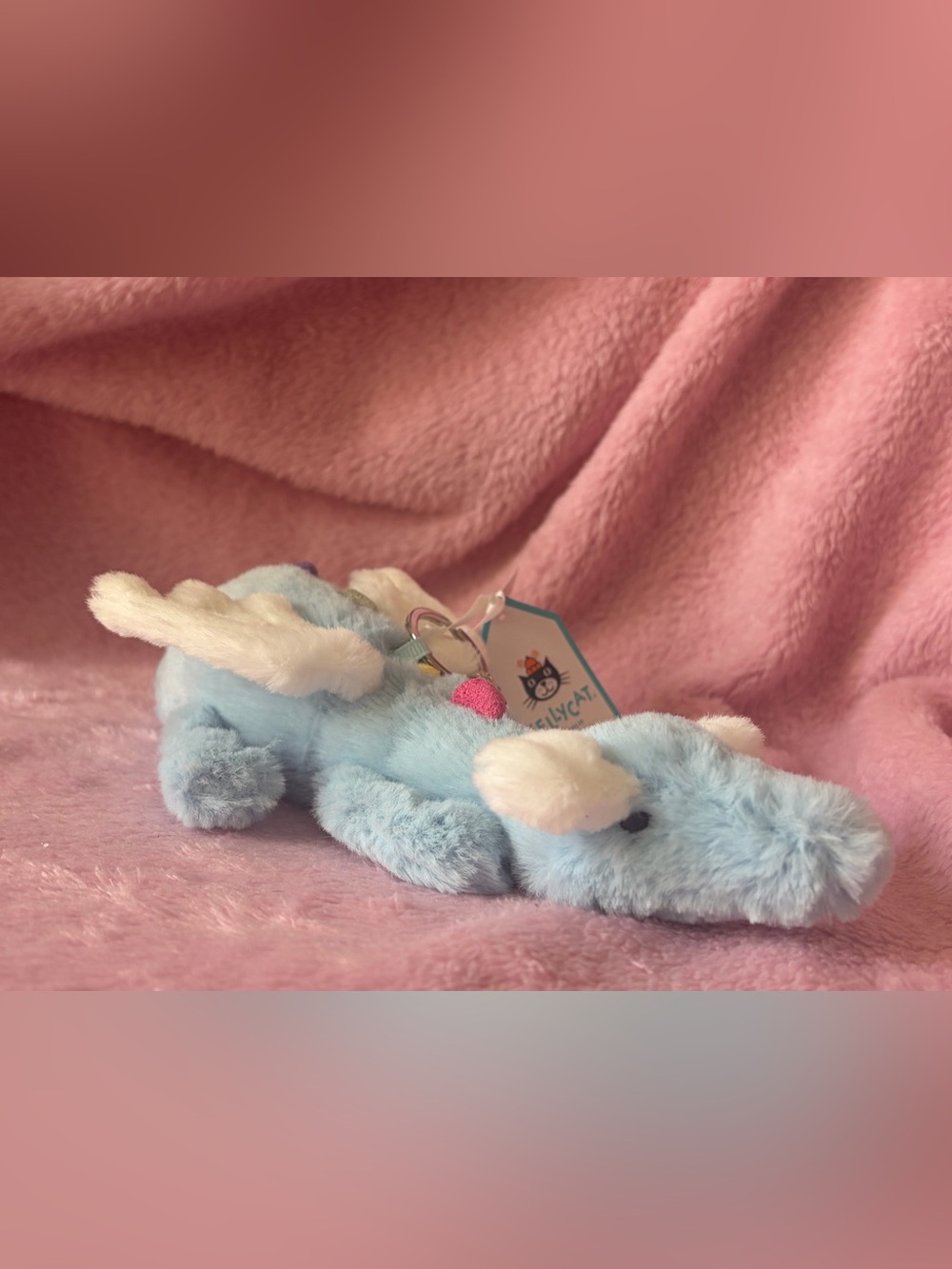 Authentic Brand New with Tags Jellycat Sky Dragon Bag Charm SKY4BC